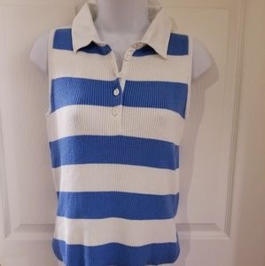 Sporty Dockers striped sleeveless top